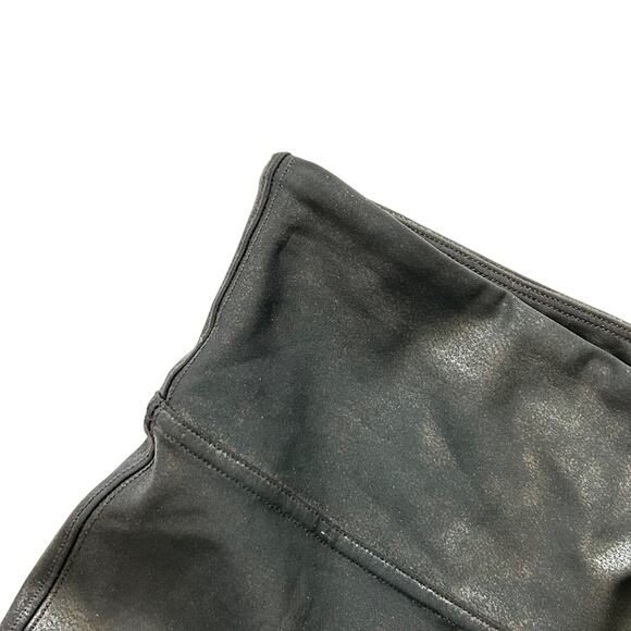 Spanx Black Faux Leather Leggings Size S - Picture 4 of 15
